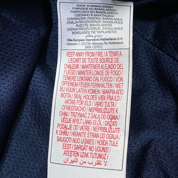 Vintage Y2K Nike England Rugby O2 Warmup Windbreaker Pullover Jacket Mens Medium - Picture 13 of 16